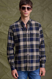 Camisa Benson & Thomas Virginia - Verde/Ecru