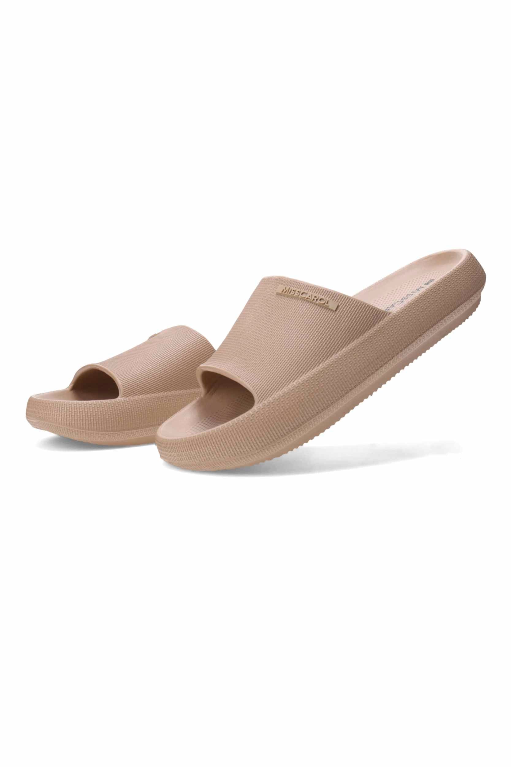 Chanclas de Mujer Miss Carol Yery (Beige)